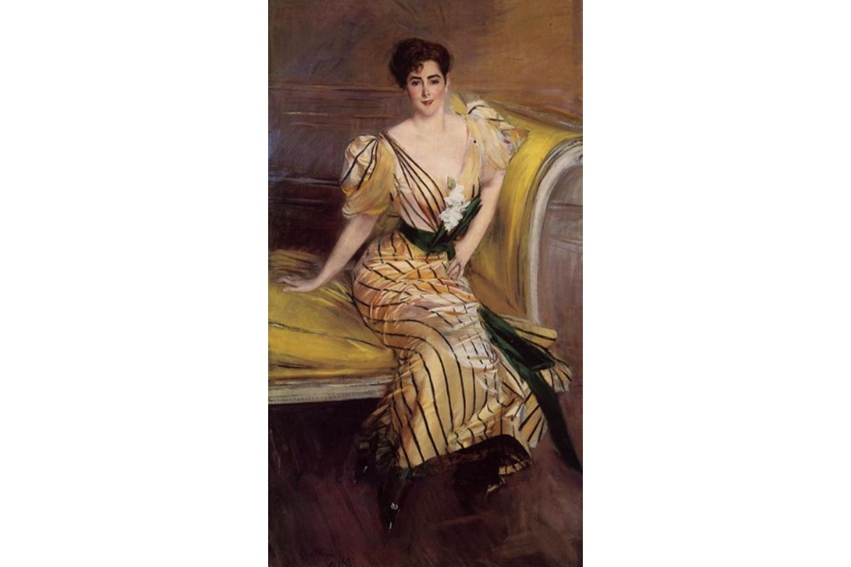 Un ritratto di Eugenia Errazuriz dell’artista Boldini, 1892