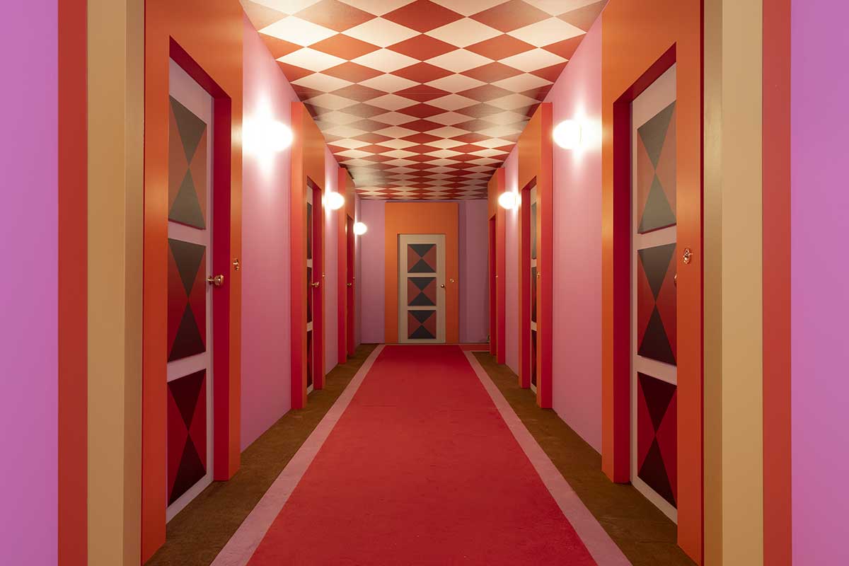 La dimensione onirica del progetto di Agostino Iacurci per l’Hotel il Faubourg di Hermès. fotografia Lorenzo Palmieri