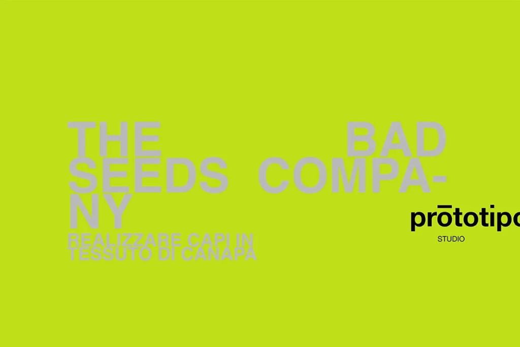 The Bad Seeds company - realizzare capi in tessuto di canapa