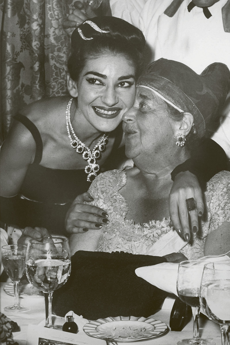 Maria Callas e Elsa Maxwell