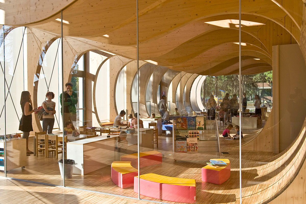 Nido d'infanzia La Balena, ph Moreno Maggi – Courtesy Mario Cucinella Architects
