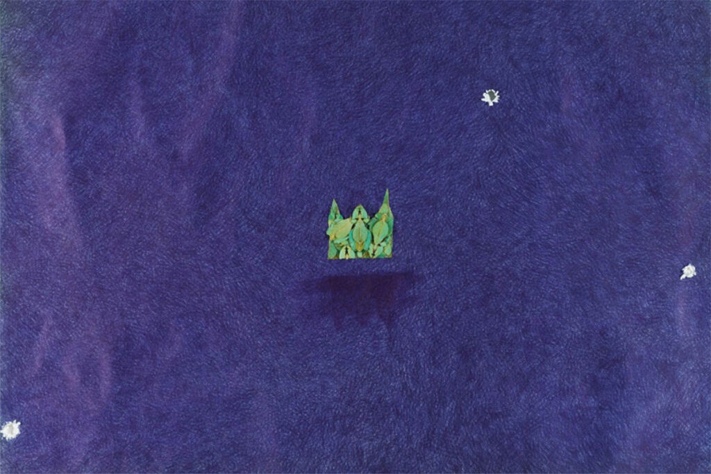 Jan Fabre, dettaglio Castles in the Hour Blue, 1989
