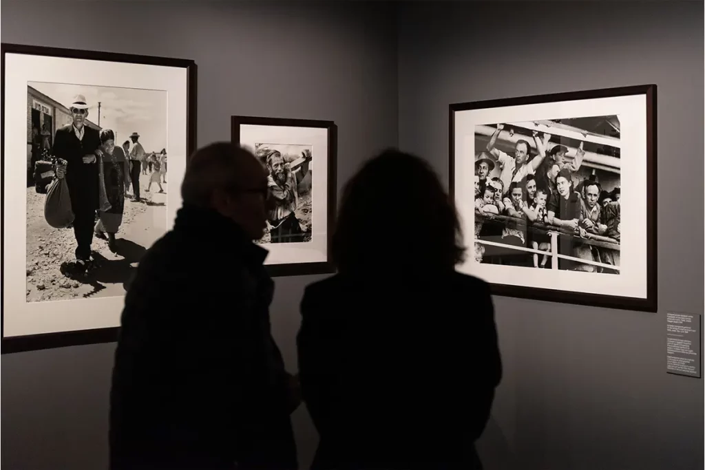 Foto della mostra Robert Capa - Nella Storia, MUDEC, Milano, ph Carlotta Coppo